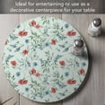 thumbnail image 2 of CounterArt Red White & Blue Floral 13" Round Lazy Susan Turntable, 2 of 7