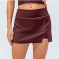 thumbnail image 4 of Npasoilc Skorts for Women High Waist Outdoor Tennis Pleated Quick Dry Breathable Athletic Jogger Skirt Solid Color Casual Mini Skirt, 4 of 6