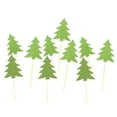 thumbnail image 4 of WHAMVOX  10 Pcs Cake Picks Dessert Toppers Christmas Tree Party Supplies Decor Green, 4 of 8