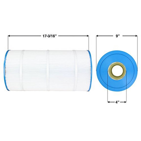 Pureline 100 Sq Ft Pool Replacement Cartridge Filter, Compatible with Hayward CCX1000RE XStream, C-811