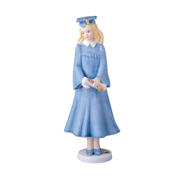 Enesco Growing up Girls Blonde Graduate Figurine 7.3in H