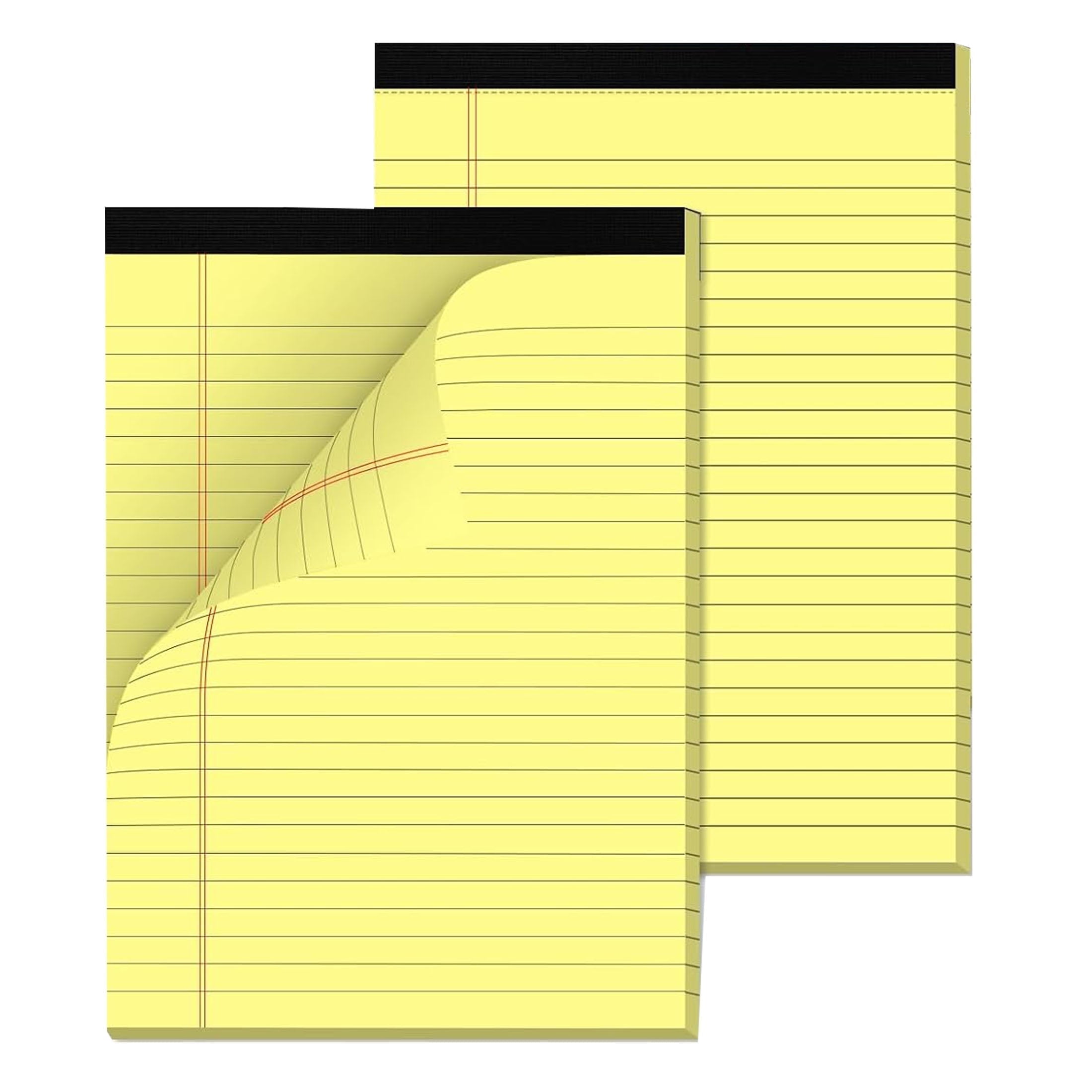 Writing Pads TOPS Legal Pads 12-Pack - 8.5x11.75 Canary Paper