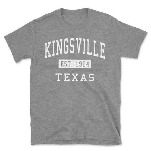 Kingsville Texas Classic Established Men's Cotton T-Shirt