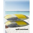 thumbnail image 5 of Modern Abstract Geometric Art Outdoor Pillow Covers Set of 2,Decorative Waterproof Throw Pillow Case,Yellow Grey Color Blocks Graffiti Cotton Linen Soft Cozy Cushion Pillowcases, 5 of 7