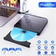 thumbnail image 5 of External CD/DVD Drive for Laptop, USB 3.0 & Type-C Portable CD DVD +/-RW Burner Optical Drive Reader, 5 of 5