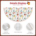 thumbnail image 5 of Balery Geometric Retro Printed Christmas Tree Skirt , Merry Christmas Party Christmas Tree Decoration,Adjustable Tree Skirt-48", 5 of 8