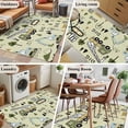 thumbnail image 5 of Cartoon Tractor Area Rugs 3'x5', Washable Small Throw Rugs for Living Room Bedroom, Cute Green Digger Shovel Truck Rustic Indoor Outdoor Rug Non-Slip Low Pile Carpet Runner Reversible Floor Mats, 5 of 8