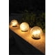 thumbnail image 4 of Globo de luz para exteriores, bola de cristal agrietada, decoración de patio, impermeable, luz blanca cálida, luz solar LED, bola solar decorativa, decoración de jardín para césped de patio, 4 of 5