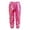 Hot Pink, variant on Lmnyox Pants for Toddler Kids Fashion Shiny Elastic Waist Dance Trousers Lightweight Performance Party Pants
