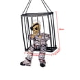 thumbnail image 5 of Halloween Screaming Animated Hanging Decorations, Halloween Decors Prop with Motion Sensor Activated & Light Up Eyes Spooky Scary Cage Ghost Clown Prisoner for Indoor Outdoor Haunted House Decor, 5 of 9