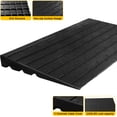 thumbnail image 6 of PRIJESSE black rubber 3in High Mobility Threshold Ramp with Slip-Resistant Surface for Wheelchairs, Scooters, and Power Chairs, 6 of 8
