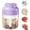 (Purple, 250ml), variant on 2026 New Electric Garlic Chopper, Mini Portable Veggie Cutter, Electric Mini Chopper Food Processor(Blue, 250ml)