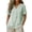 Green, variant on Striped Blouses for Women Plus Size V Neck Button Down Short Sleeve Casual Loose Summer Beach Vacation Tops, Sky Blue XXL