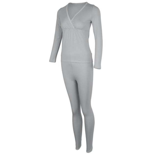 Pantalones con Blusa de Maternidad ño Asiático Grande Cómodo Apoyo Enfermería - Gris, XL Gris XL Sunnimix blusas de enfermería