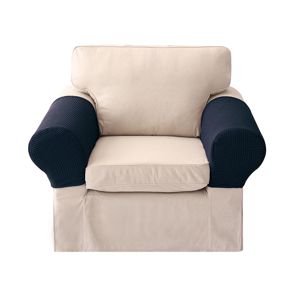 LeKing Sofa Armrest Cover DoubleFaced Corn Velour Armrest Cover