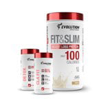 Evolution Advance Nutrition Weight Loss Bundle: Detox (90 caps), CLA Fit (90 Soft gels) and Fit & Slim Protein 2 lb. (Vainilla)