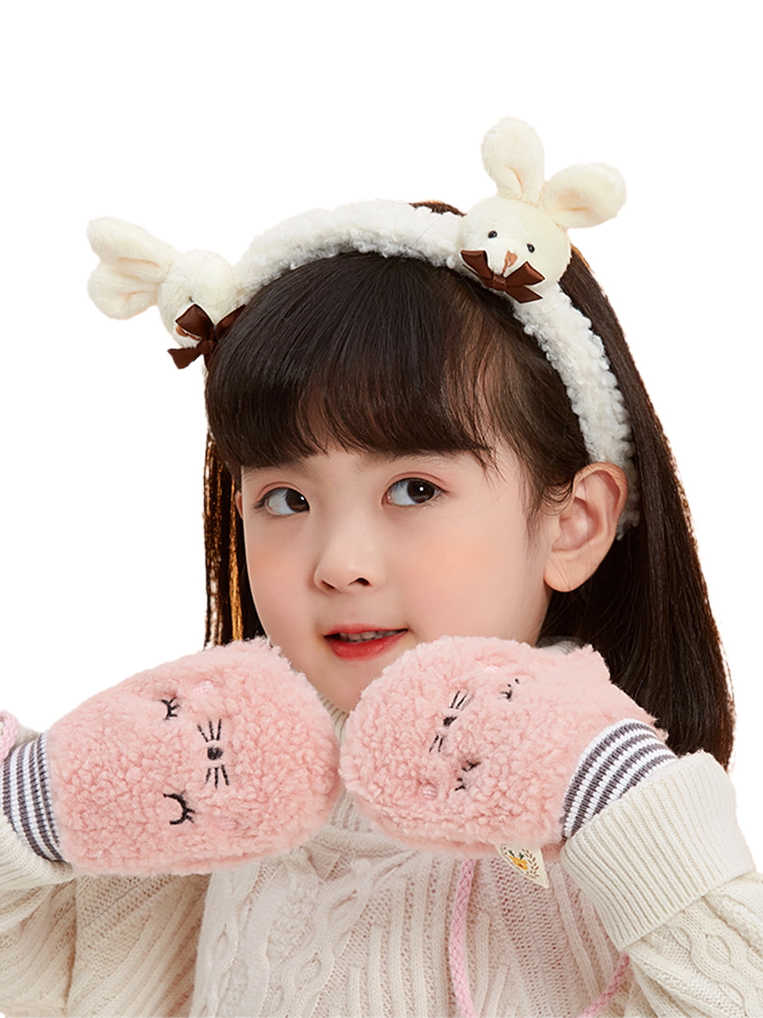 baby girl gloves with string