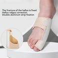 thumbnail image 4 of Toe Splint for Broken Toe, Hammer Toe Straightener Fixation Reduce Stress Removable Aluminum Strip Adjustable Claw Toe Corrector Skin Color, 4 of 8