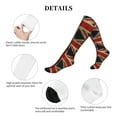 thumbnail image 6 of Compression Socks Women Men Union Jack Flag Knee High Support Circulation Socks for Running Travel, 6 of 8