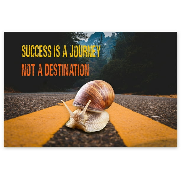 Awkward Styles Motivational Posters Teamwork Inspirational Posters for  Entrepreneurs Motivational Quote Poster Classroom Wall Optimistic Quote  Success A Journey Office Decoration - Walmart.com