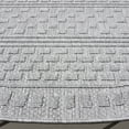 thumbnail image 4 of SAFAVIEH Milos Salvador Geometric Indoor/Outdoor Area Rug, Grey, 6'7" x 6'7" Round, 4 of 9