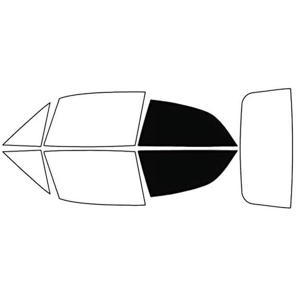 Rvinyl Window Tint Kit Compatible with BMW M 1998-2002 (Coupe) - Back Precut Kit - 5%