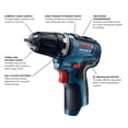 thumbnail image 2 of Taladro/destornillador Bosch GSR12V-300N 12 V máx EC sin escobillas 10 mm, 2 of 8