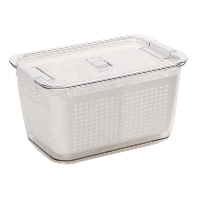 Cesta de Drenaje para Frigorífico de Cocina Soledad 3 en 1 blanco