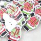 thumbnail image 1 of Mezcla de botones decorativos de árbol de Feliz Navidad, agujeros de 2 botones de madera, aptos para manualidades de álbum de recortes, bricolaje, WB648, 50 piezas, 1 of 4