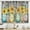 01yellow Grey, variant on Sunflower Farmhouse Kitchen Curtains Rustic Floral Flower Blossom Vase Positive Quotes Vintage Hummingbird Wood Rod Pocket Nature Bedroom Living Room Treatment Fabric 2 Panels 27.5Wx39H Inch