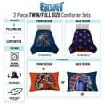 thumbnail image 3 of GOAT 2 Piece Twin/Full Kids Reversible Comforter and Pillowcase Bedding Set, Multicolor,Twin/Full, 3 of 9