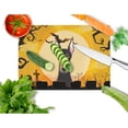 thumbnail image 2 of Carolines Treasures BB1803LCB Halloween Doberman Glass Cutting Board Large, 12H x 16W, multicolor, 2 of 2