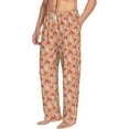 thumbnail image 6 of Salouo Mushroom Print Pajama Pants for Men, Lounge Pants Elastic Waistband Casual Men's sleepwear Loungewear Sleep Pajama Pant -Medium, 6 of 7