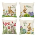 thumbnail image 2 of Fiudx Funda de Almohada Color Melocotón, Funda de Respaldo de Pascua, Material Suave y Cómodo, Diseño de Cremallera Invisible, Decoración Versátil para El Hogar, La Oficina, El Salón, El Dormitorio,, 2 of 2