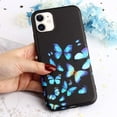 thumbnail image 4 of Butterfly Case for iPhone 11 Pro Max Case Cute Butterfly Pattern Design Girls Women Slim Case Soft TPU Rubber Silicone Shockproof Protective Case Cover for iPhone 11 Pro Max, Blue, 4 of 7