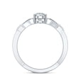 thumbnail image 2 of Rosec Jewels Certified Lab Grown Diamond 5x7mm Pear Engagement Ring - EF-VS Quality - Ready To Gift, 10K White Gold, US 6.00, 2 of 8