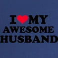 thumbnail image 2 of CafePress - I Love My Awesome Husband Maternity Dark T Shirt - Maternity Dark T-Shirt, 2 of 3