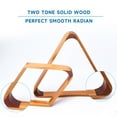 thumbnail image 5 of GSE Games & Sports Expert 2-Tone Solid Wood Billiard Ball Rack. 8-Ball Triangle & 9-Ball Diamond Billiard Pool Ball Racks for 2-1/4" Pool Balls - Oak, 5 of 8