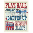 thumbnail image 1 of Cuadro decorativo Oopsy Daisy Play All Day Baseball 36x46 cm, 1 of 1