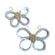 thumbnail image 1 of 2 piezas de decoración de pared con mariposas, artesanías, decoración de pared bohemia para oficina y dormitorio. Azul, 1 of 9