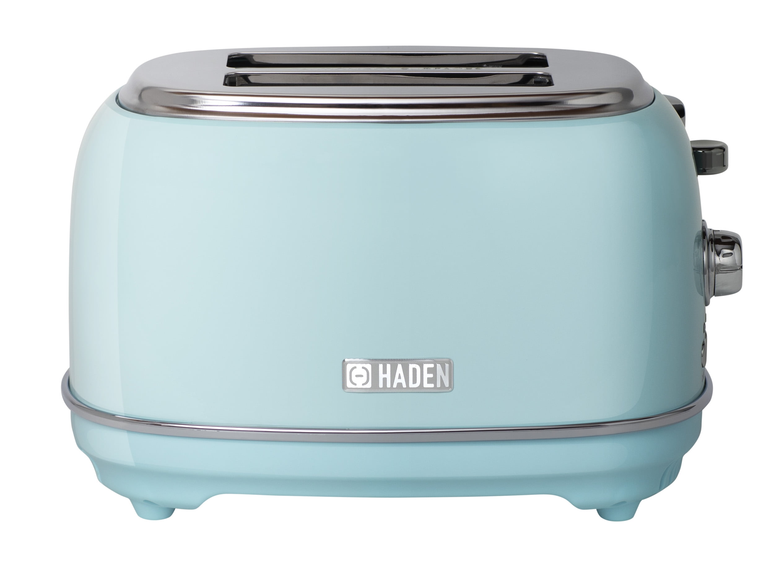 Haden Heritage 4-Slice Wide Slot Stainless Steel Body Countertop Retro  Toaster with Adjustable Browning Control, Turquoise