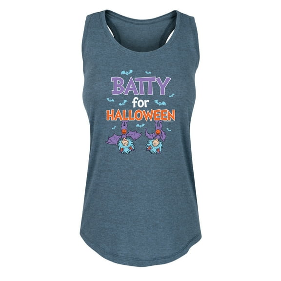 Dr. Seuss - Batty For Halloween Thing 1 and Thing 2 - Women's Racerback Tank Top