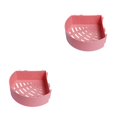 thumbnail image 4 of kurtrusly Multifunctional Hanging Shower Organiser – Rust-Proof And Stackable Storage Easy-to-Clean Shower Organiser No Drilling round pink 2Set, 4 of 6