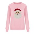 thumbnail image 6 of PNTUTB Women's Christmas Holiday Fashion Xmas Pattern Printed Crew Neck Long Sleeve Hoodless Pullover Sweatshirts, 6 of 6