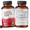 thumbnail image 2 of Huile de Krill Antarctique 2000mg Extra Fort avec Astaxanthine 1-3 Pack/, Neuf, 2 of 3