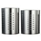 thumbnail image 1 of Piezas de cesta de vajilla/estante para utensilios de cocina, redondo, acero inoxidable, plata, cuchillo, tenedor, tijeras, clip, tubo de almacenamiento hueco, 1 of 6
