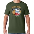 thumbnail image 1 of Mens LAZY DAYS MYRTLE BEACH South Carolina T-shirt, Small Military Green, 1 of 3