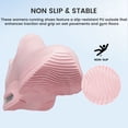 thumbnail image 4 of AMANSSE Womens Hands Free Slip on Shoes Non Slip Running Shoes Air Cushion Breathable Workout Shoes Lightweight Gym Sneakers Pink Size 11, 4 of 7