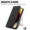 thumbnail image 4 of Feishell Wallet Case For iPhone 12 Pro/12, Magnetic Folio Card Slots Holder Kickstand Premium PU Leather TPU Shockproof Interior Protective Case [RFID Blocking] For iPhone 12/12 Pro, Black, 4 of 10