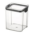 thumbnail image 1 of Food Storage Container with Airtight Lids Kitchen Rice Flour Dry Snack Dispenser Spices Baking Flour Organizer Case Indoor Houseware Kitchen 950ML, 1 of 9